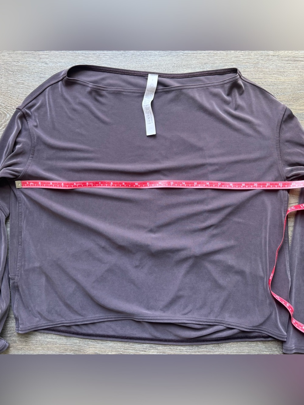 Lululemon Softsreme Drapey off the Shoulder Boatneck long sleeve Small - Picture 6 of 10